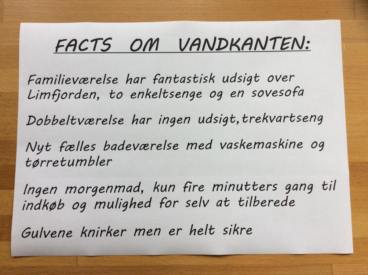 Vandkanten Hotel Logstor Buitenkant foto